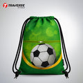Traverse football zipper drawstring bag
