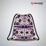Traverse floral  zipper drawstring