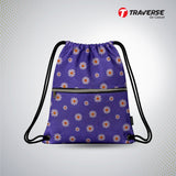 Traverse sunflower zipper drawstring