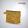 Traverse sunflower makeup pouch
