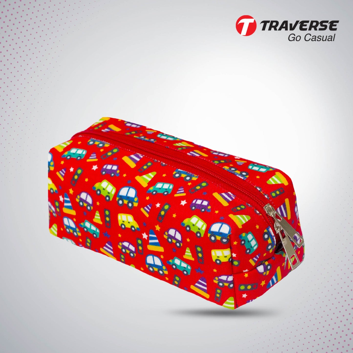 Traverse red traffic pencil pouch