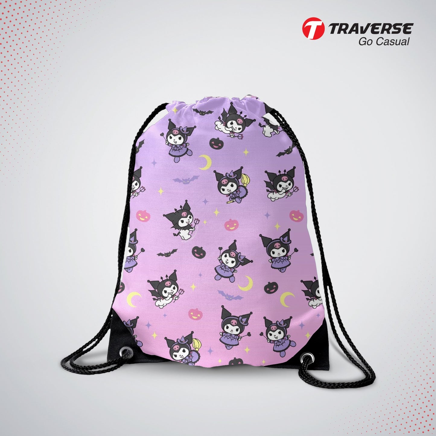 Traverse kuromi halloween drawstring