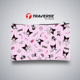 Traverse kuromi striped pencil pouch