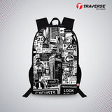 Traverse newspaper backpack