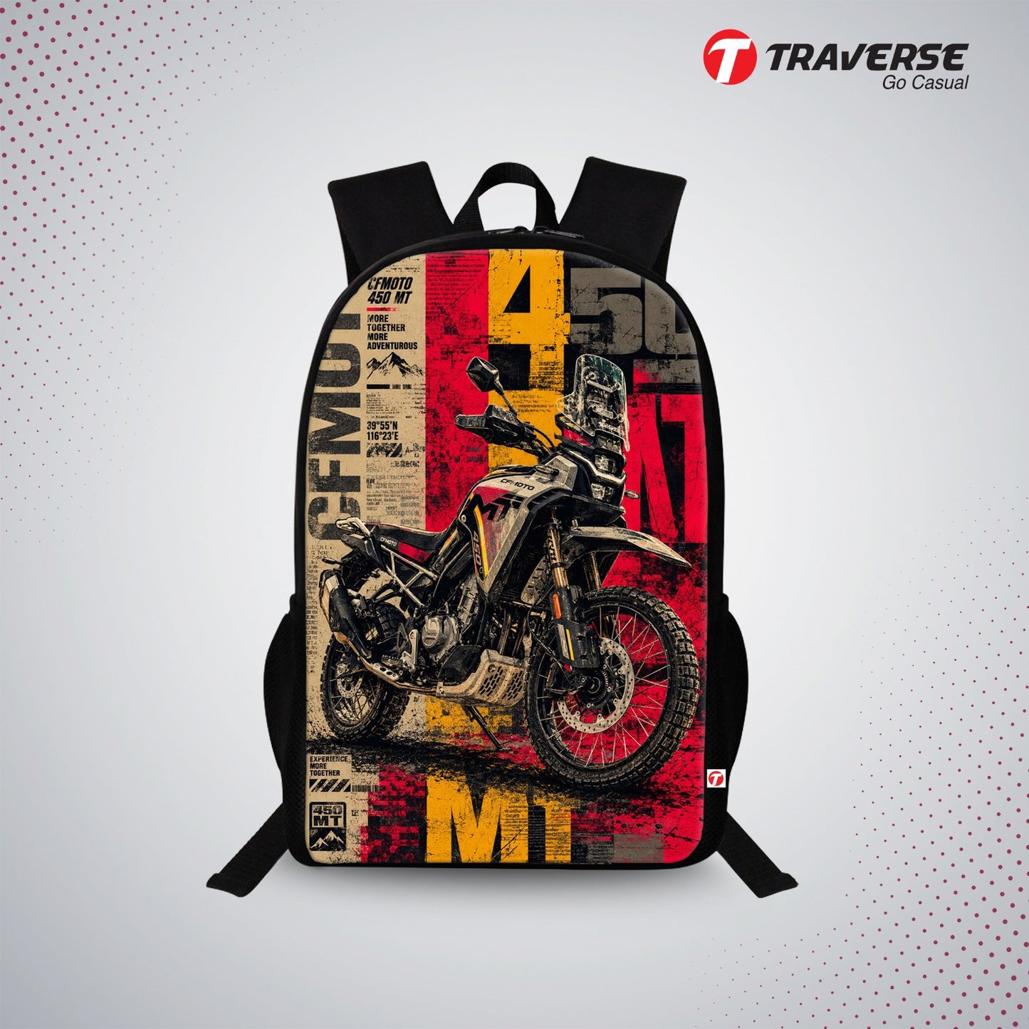 Traverse bike backpack