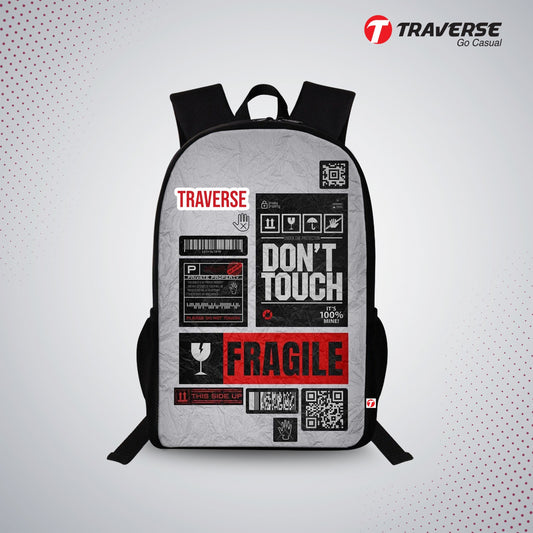 Traverse fragile backpack