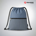 Traverse polka dot  zipper drawstring