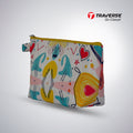 Traverse vibrant makeup pouch