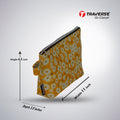 Traverse sunflower makeup pouch