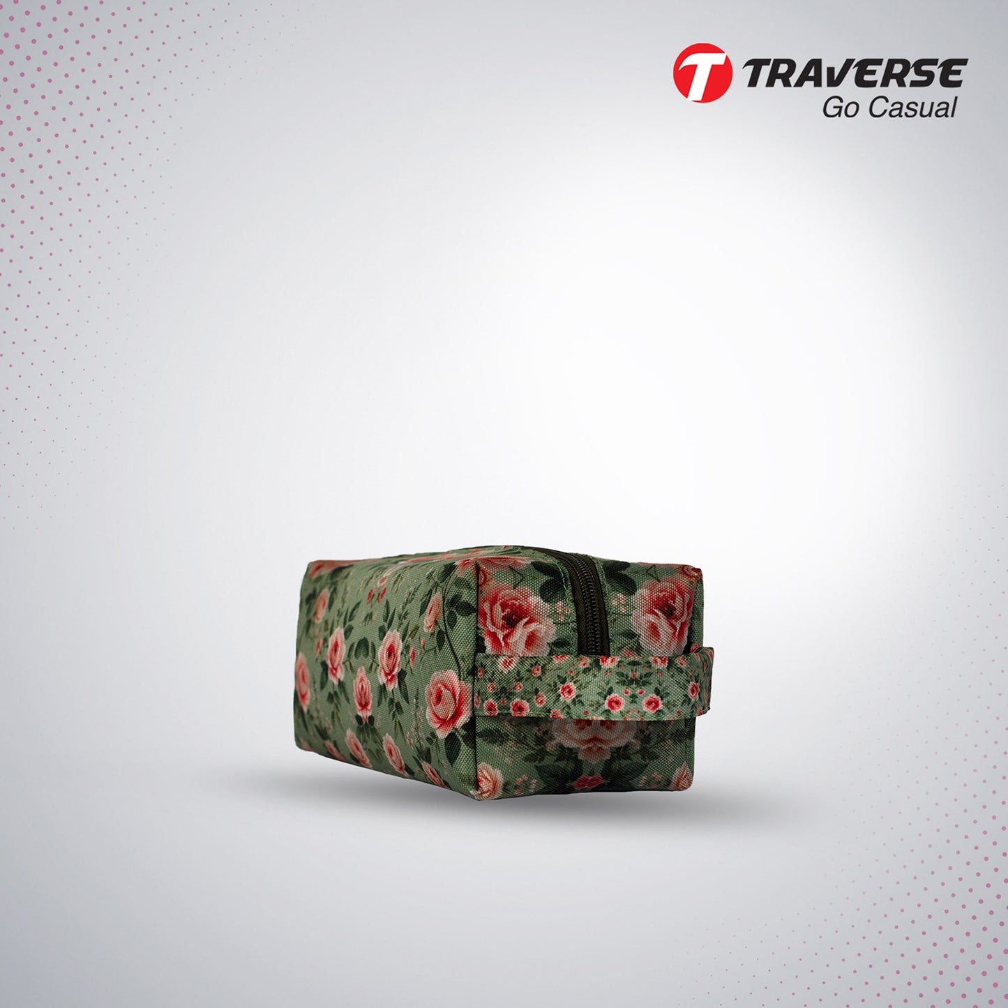 Traverse garden print box makeup organizer