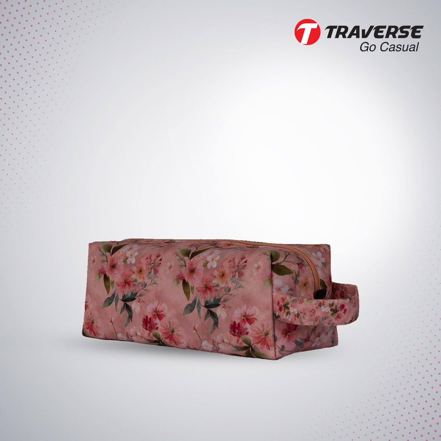 Traverse floral rose box makeup organizer