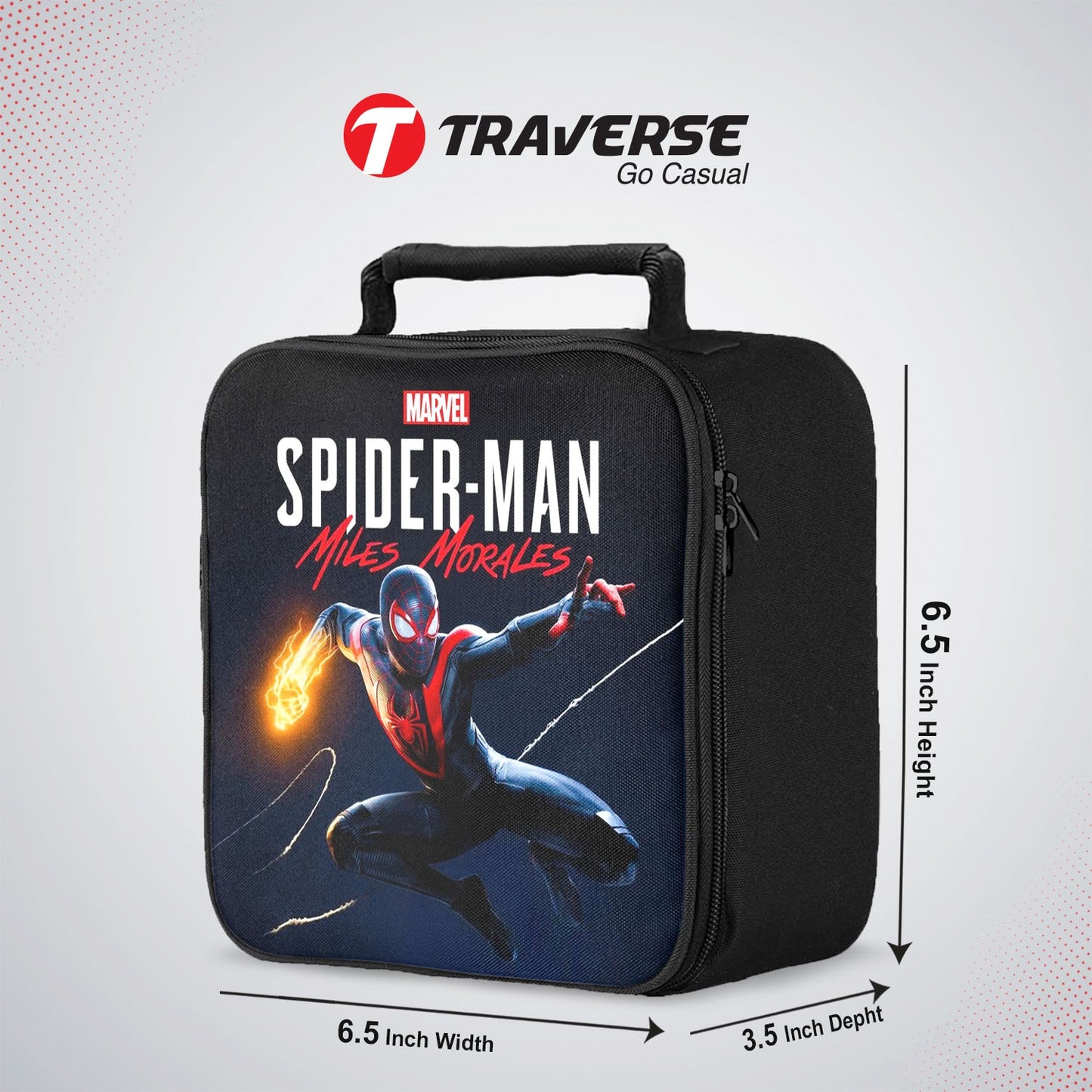 Traverse miles morales spiderman sandwich box
