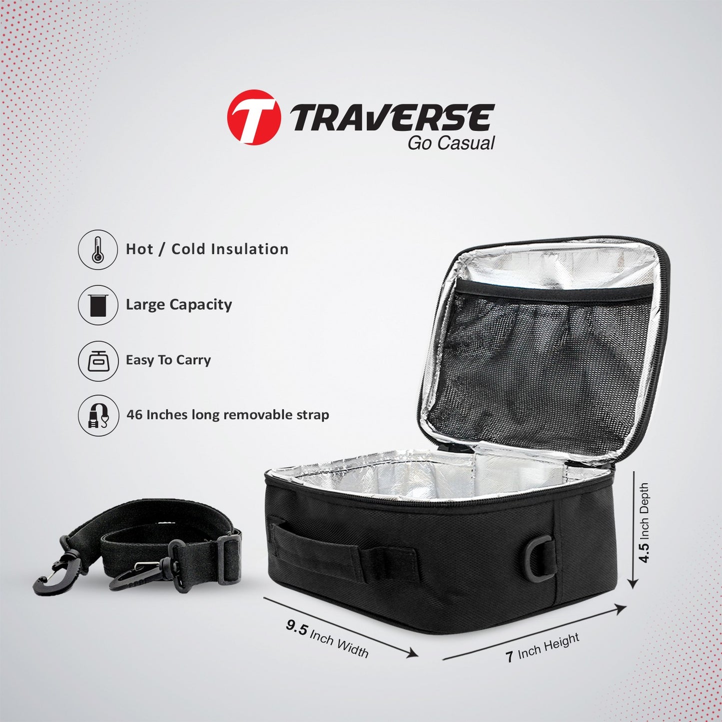 Traverse unicorn backpack, lunch box and pouch bundle