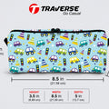 Traverse blue traffic pencil pouch