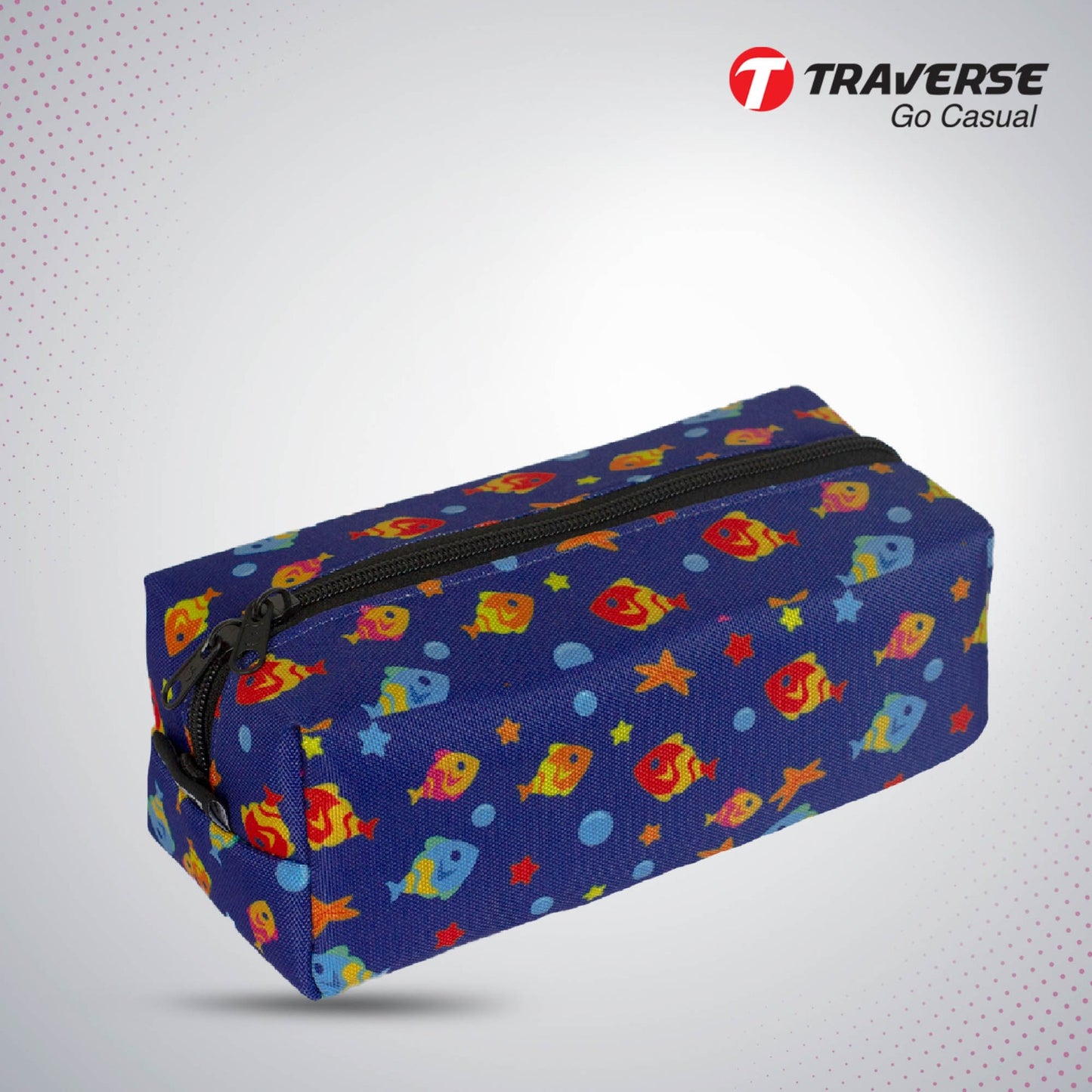 Traverse fishy pencil pouch