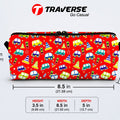 Traverse red traffic pencil pouch