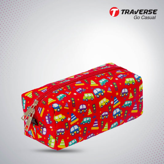 Traverse red traffic pencil pouch