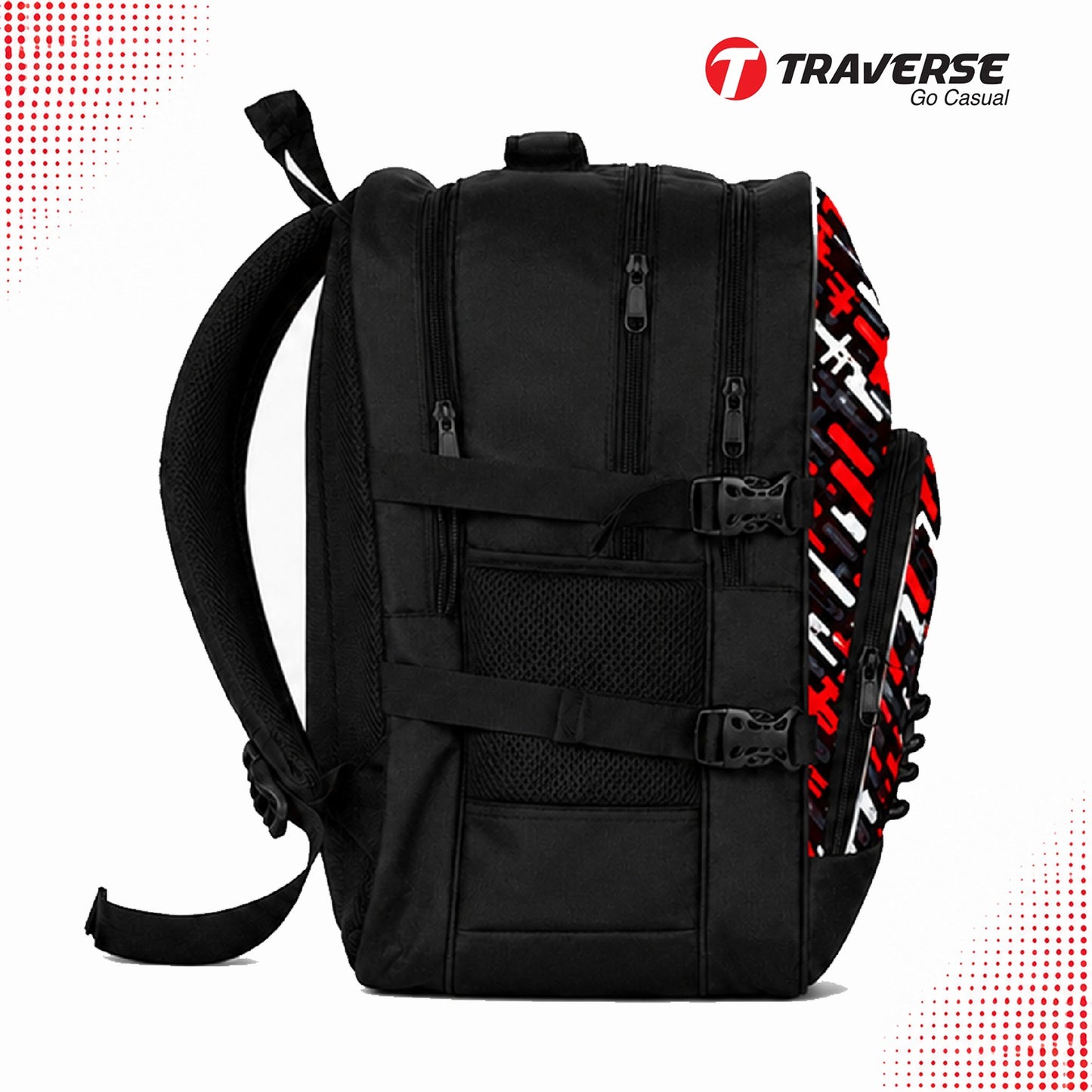 Traverse 3 zipper backpack