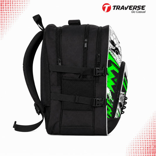 Traverse 3 zipper backpack