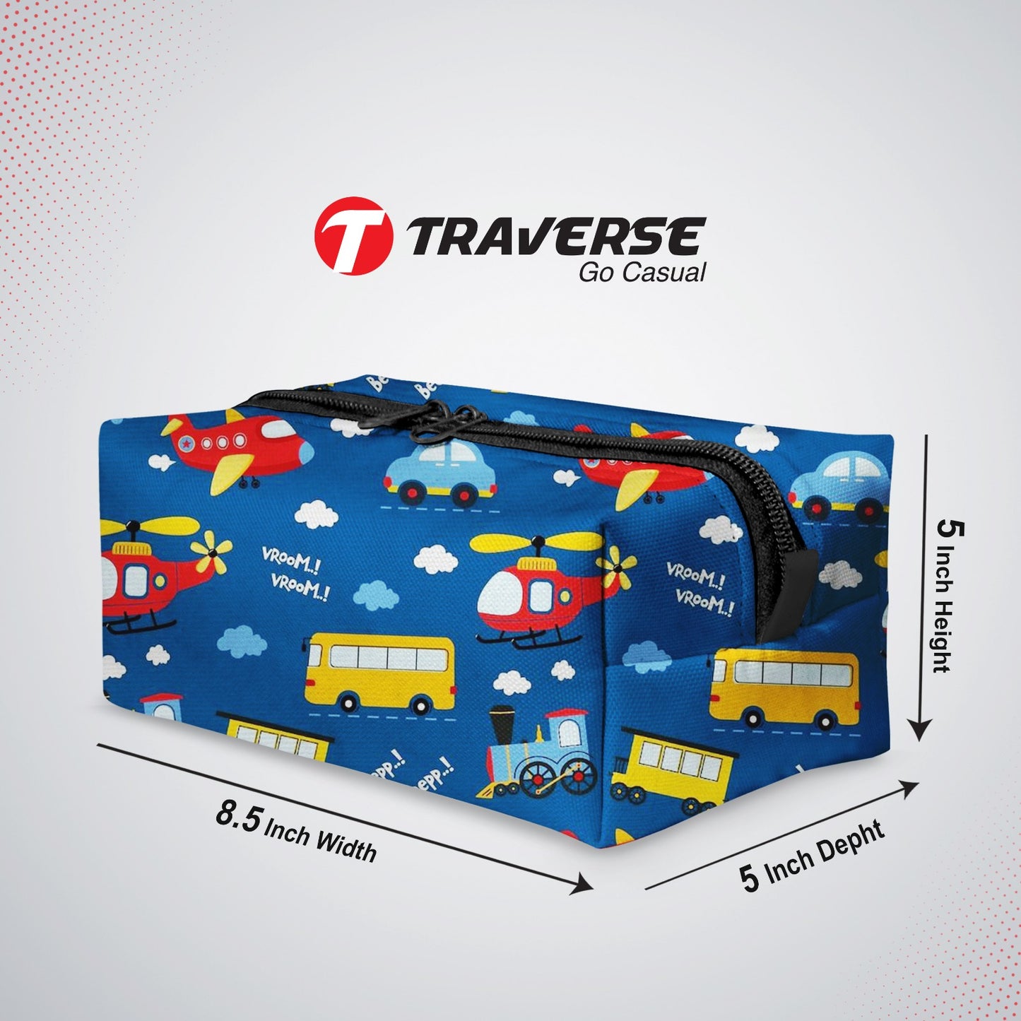 Traverse toy cars box pouch