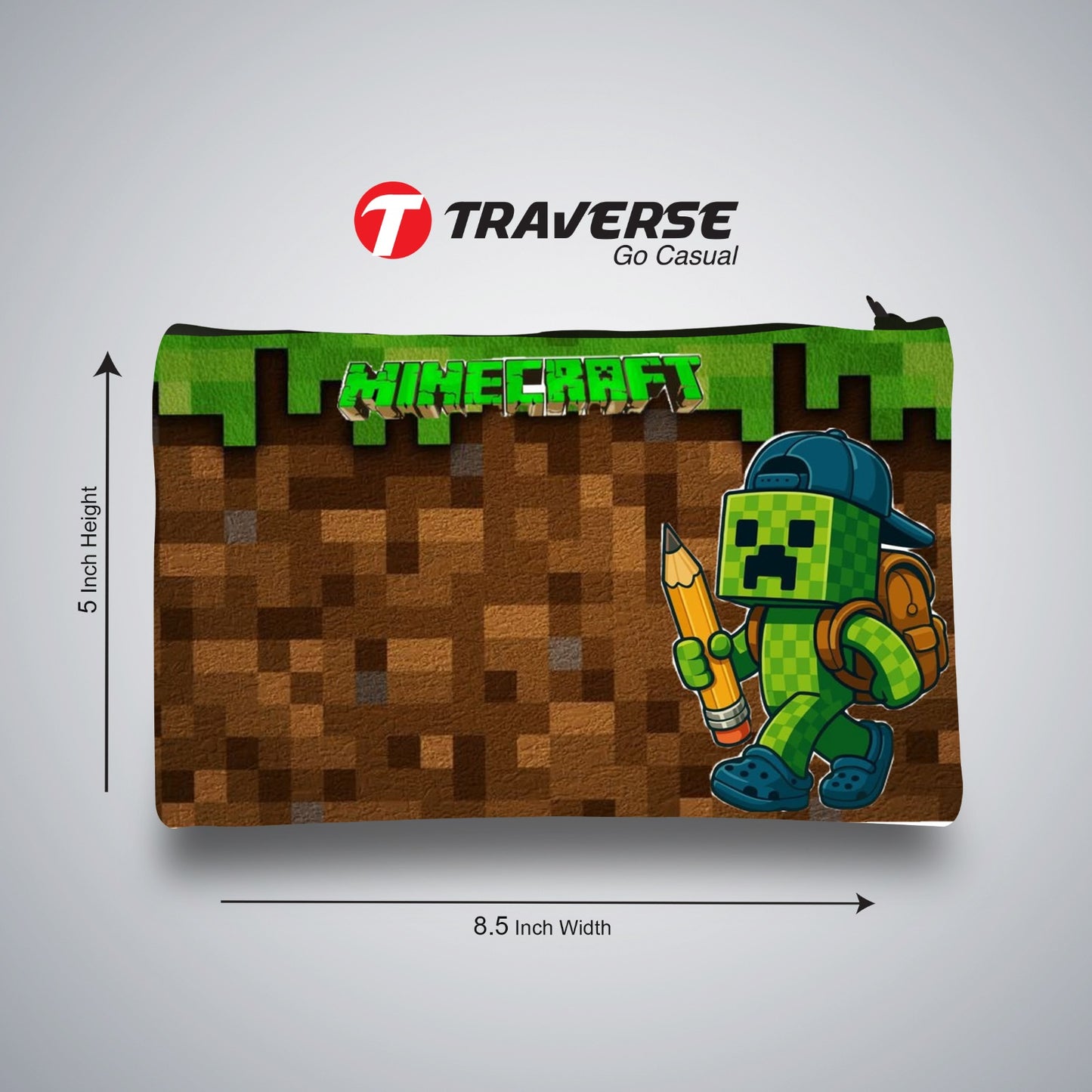 Traverse minecraft pencil pouch