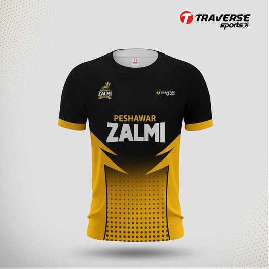 Peshawar Zalmi PSL 6 Digitally Printed T-shirt for Men's by Traverse sports