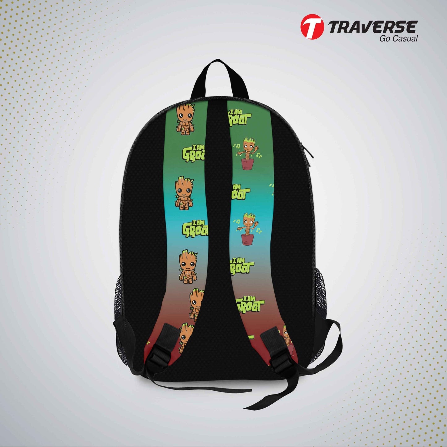 Kids Bag- Baby Groot , Backpack for Kindergarten (KG), Pre-school classes. Allover printed