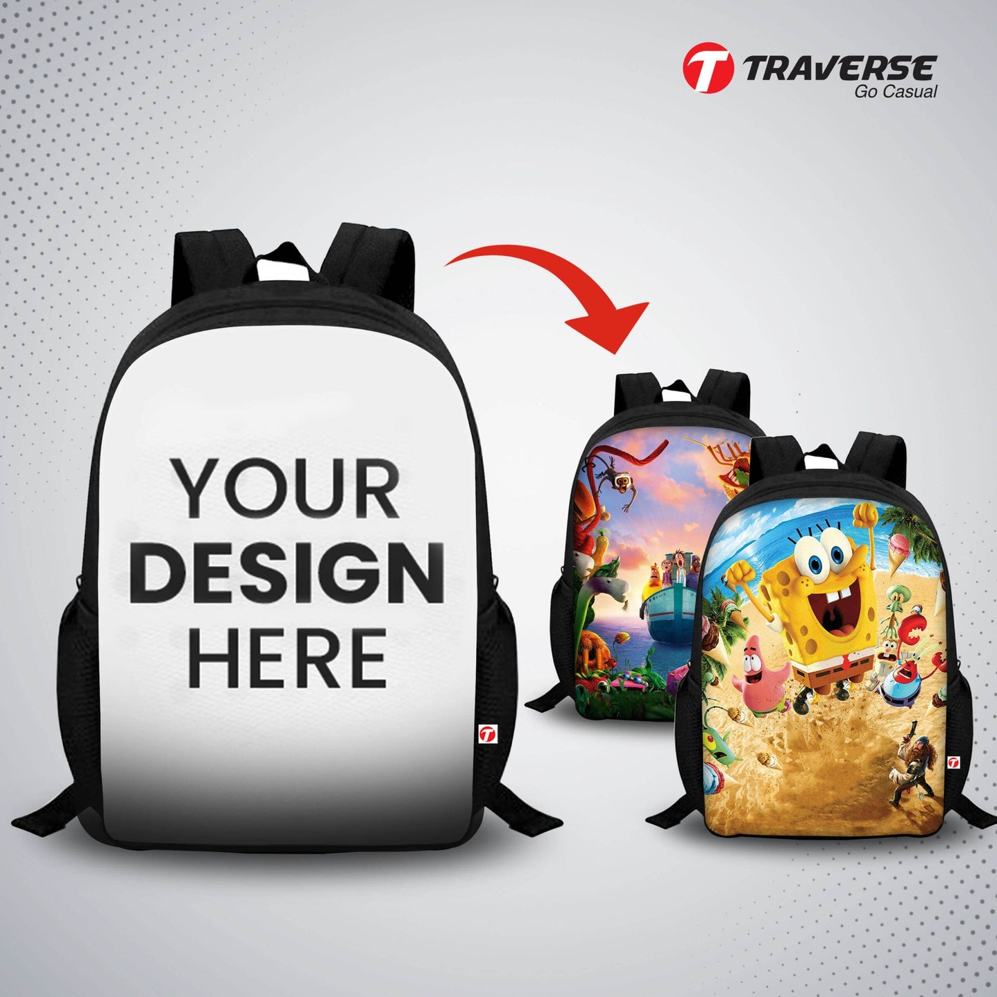 Customized Digital Backpack for Junior Kids