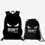 Traverse dont touch my bag and drawstring combo