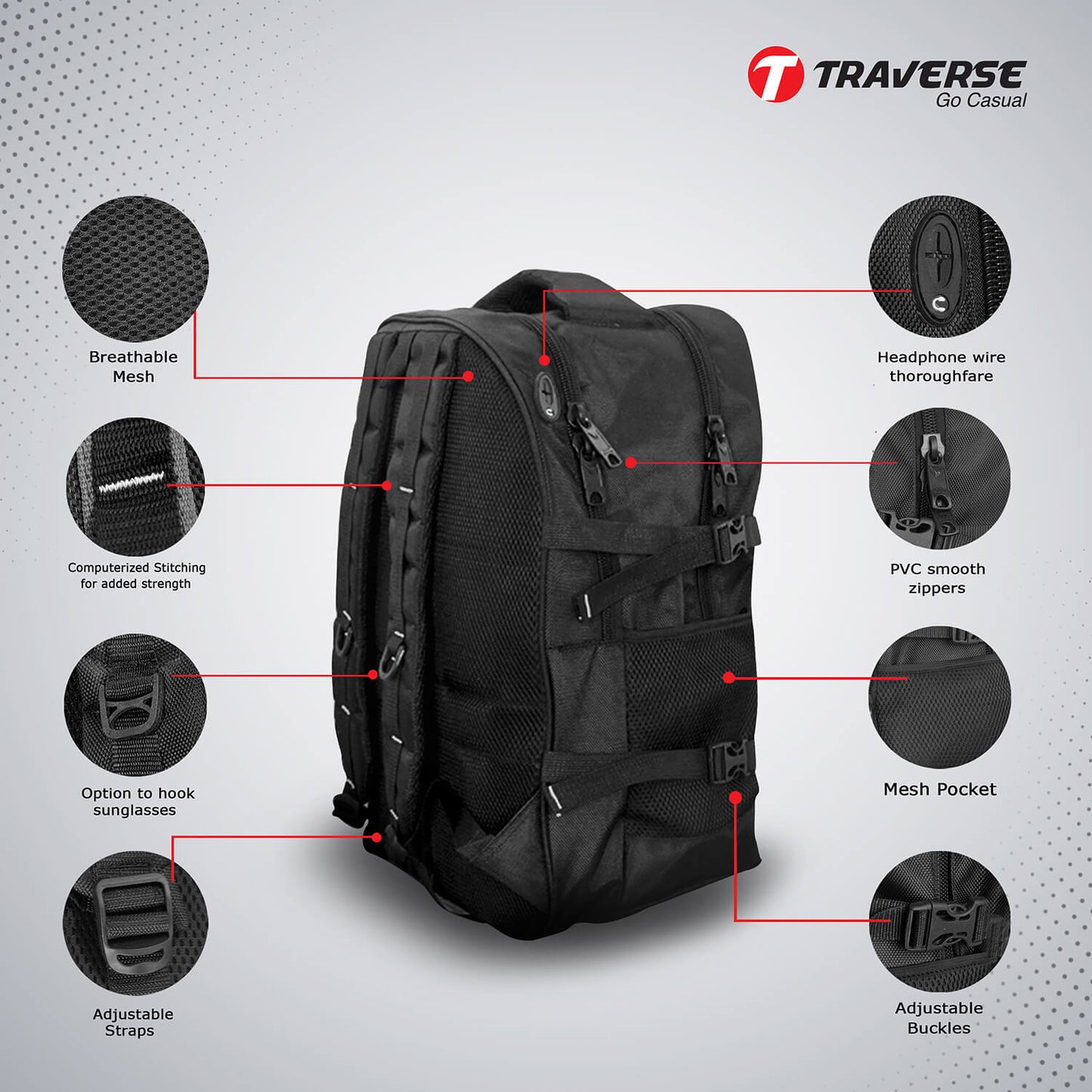 Abominable Digital Print Backpack
