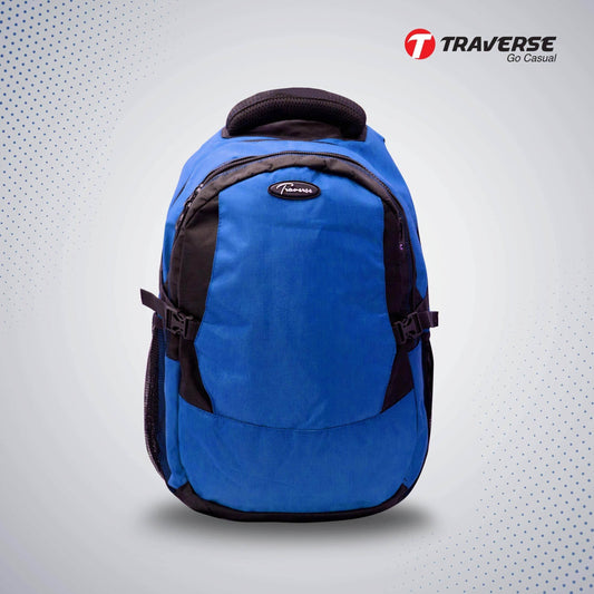 Dual Compartment Backpack - Vespa Blue & Black