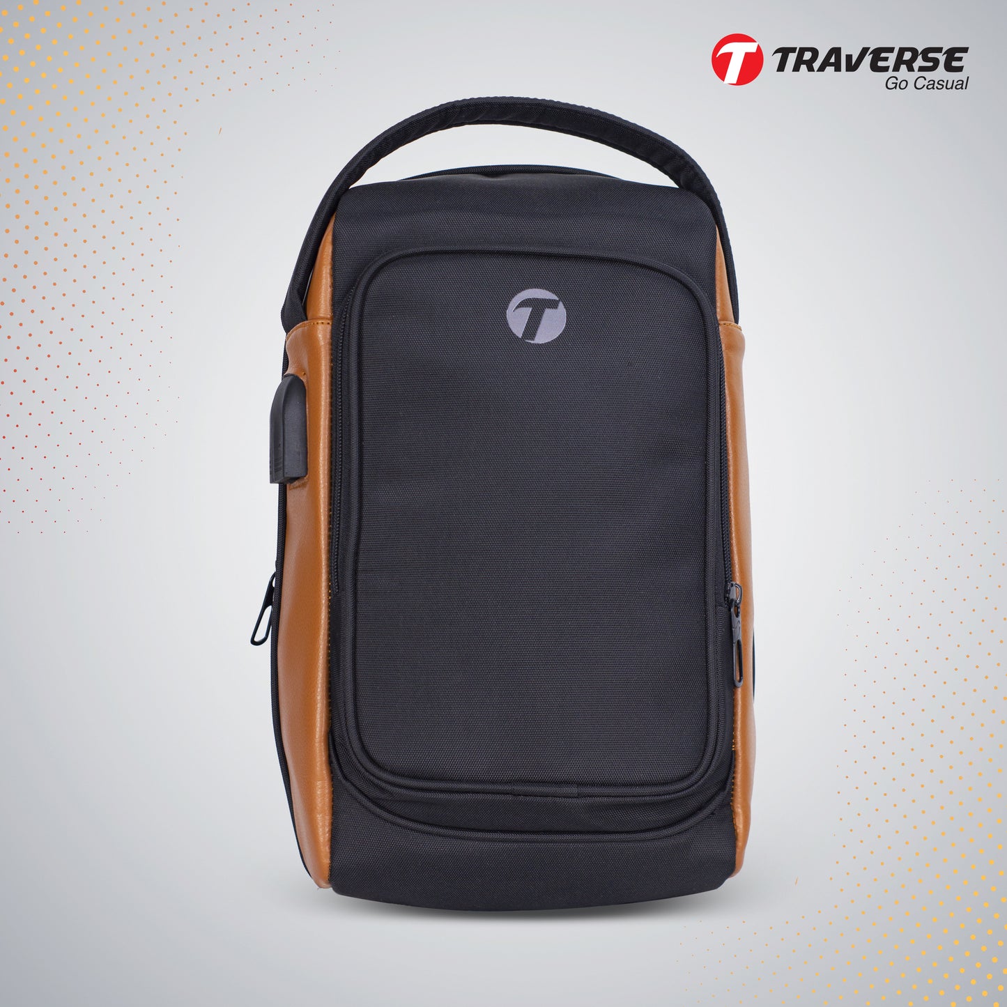 Men’s Multifunction USB Shoulder Bag Travel Crossbody Messenger Bags Chest Bags Messenger Pack