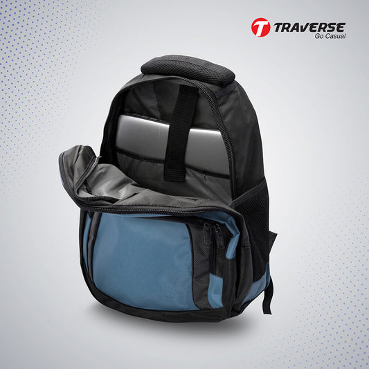 Laptop Backpack with Dual Compartments and front & Side pockets