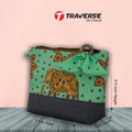 Makeup pouch for Girls- Digitally Printed on Canvas Fabric by Traverse