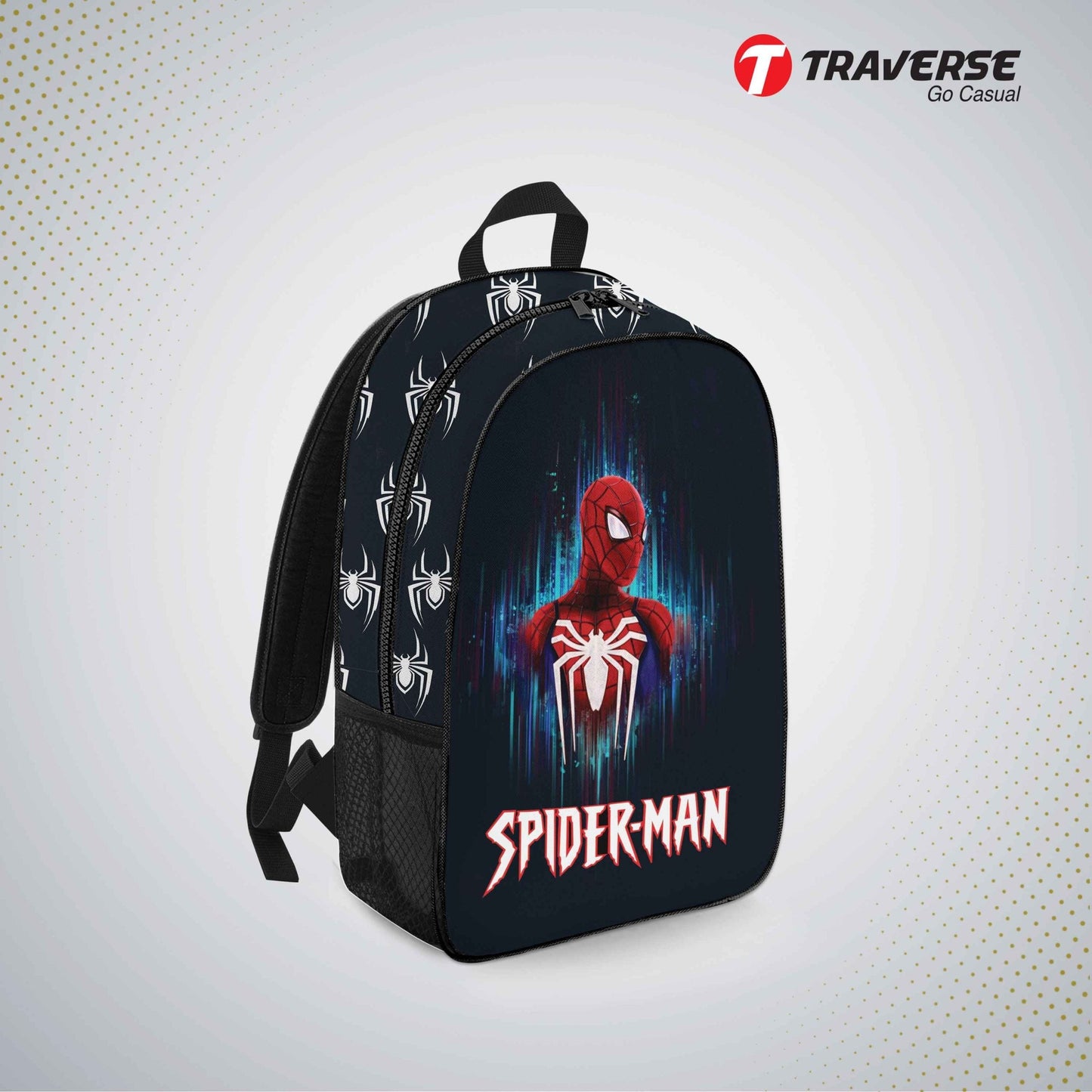 Kids Bag- Spiderman , Backpack for Kindergarten (KG), Pre-school classes. Allover printed