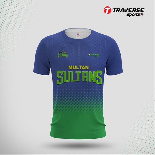 Multan Sultan PSL 6 Digitally Printed T-shirt for Men's by Traverse sports