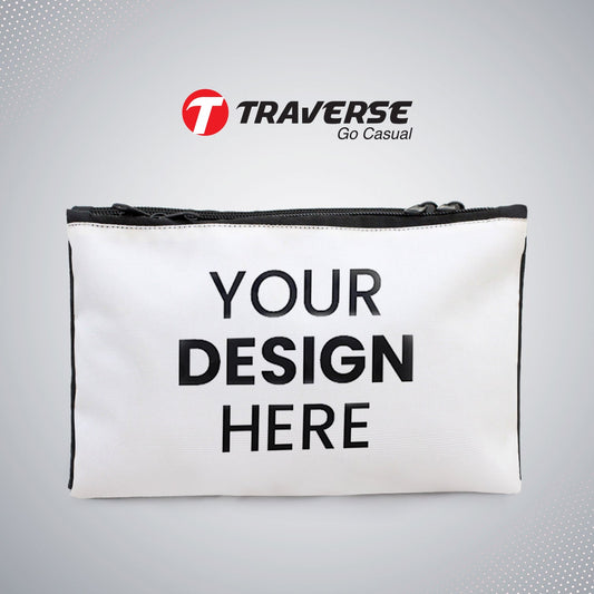 Customized Dual compartment BTS pencil pouch. Printed on Fabric with both sides covered