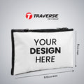 Customized Dual compartment BTS pencil pouch. Printed on Fabric with both sides covered