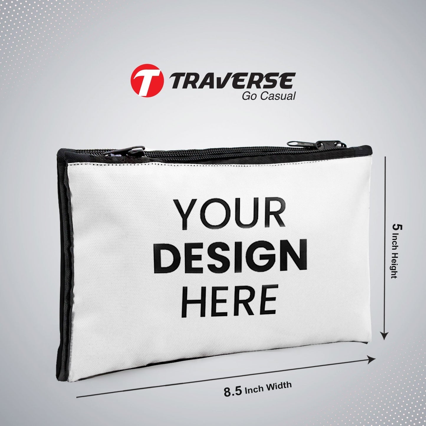 Customized Dual compartment BTS pencil pouch. Printed on Fabric with both sides covered