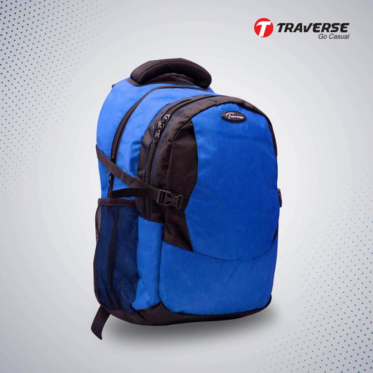 Dual Compartment Backpack - Vespa Blue & Black