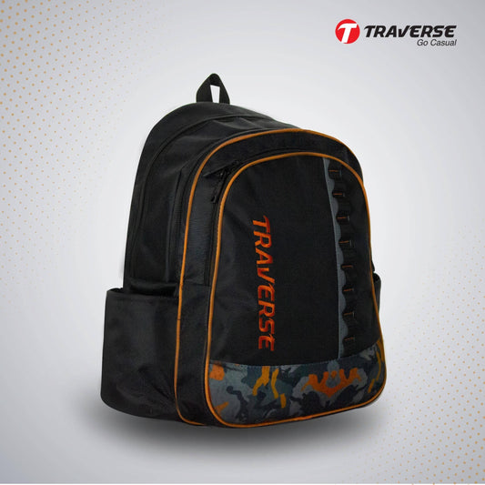 Traverse 2 Zipper  Schools Backpack - Suitable for 1 to 3 Class