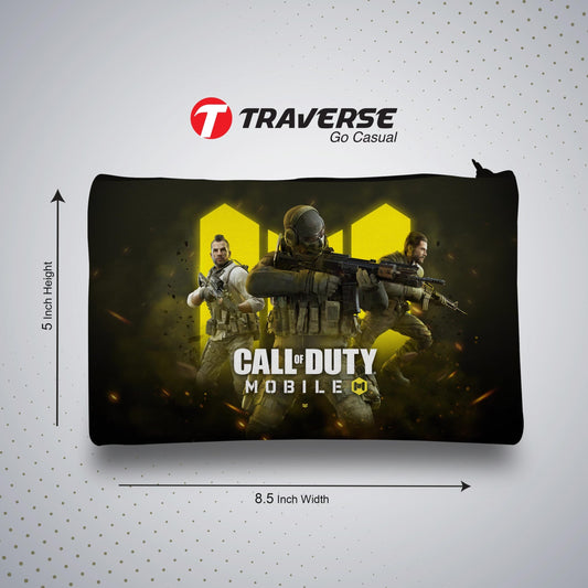 Call Of Duty Pencil Pouch (Digitally printed on Cloth)