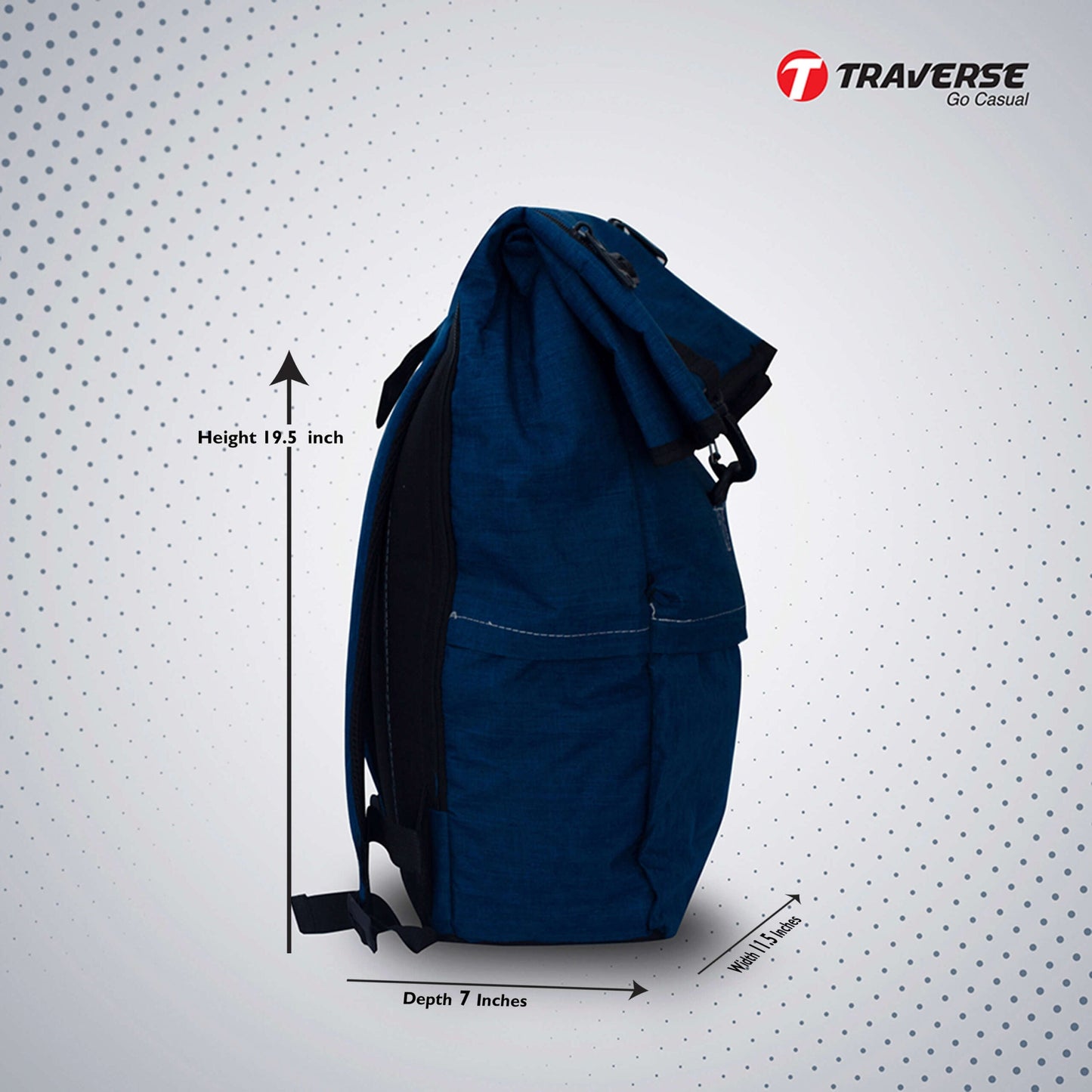 Yale Blue Ruck-Suck Laptop Bag