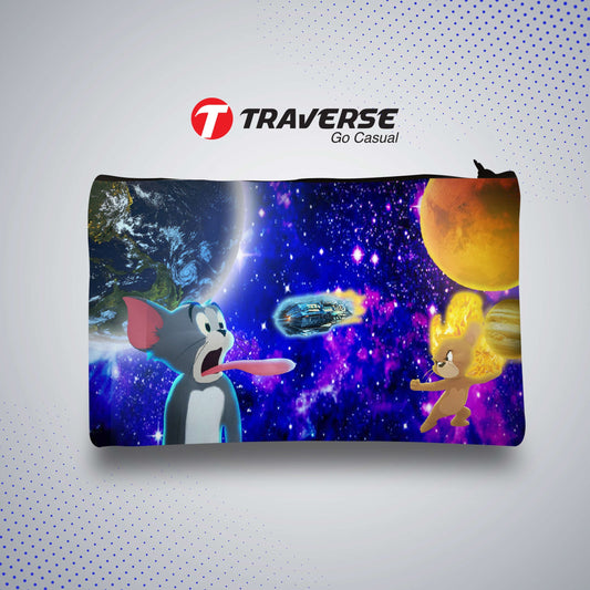 Tom and Jerry Pencil Pouch (Digitally printed on Cloth)