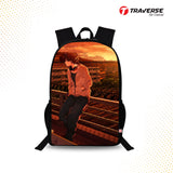 Traverse Anime Bags For Boys & Girls. Digitally printed on Fabric with latest technology. Dual Compartment large backpack