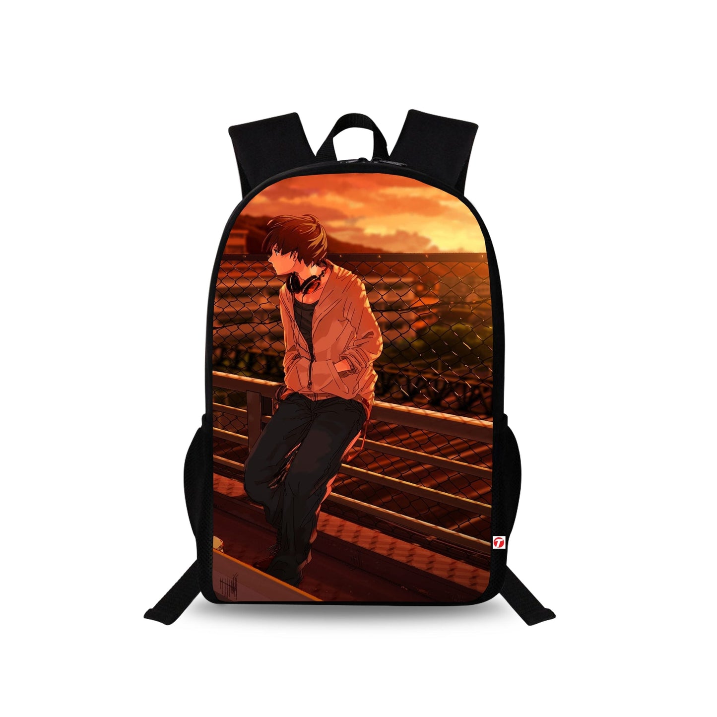 Traverse Anime Bags For Boys & Girls. Digitally printed on Fabric with latest technology. Dual Compartment large backpack